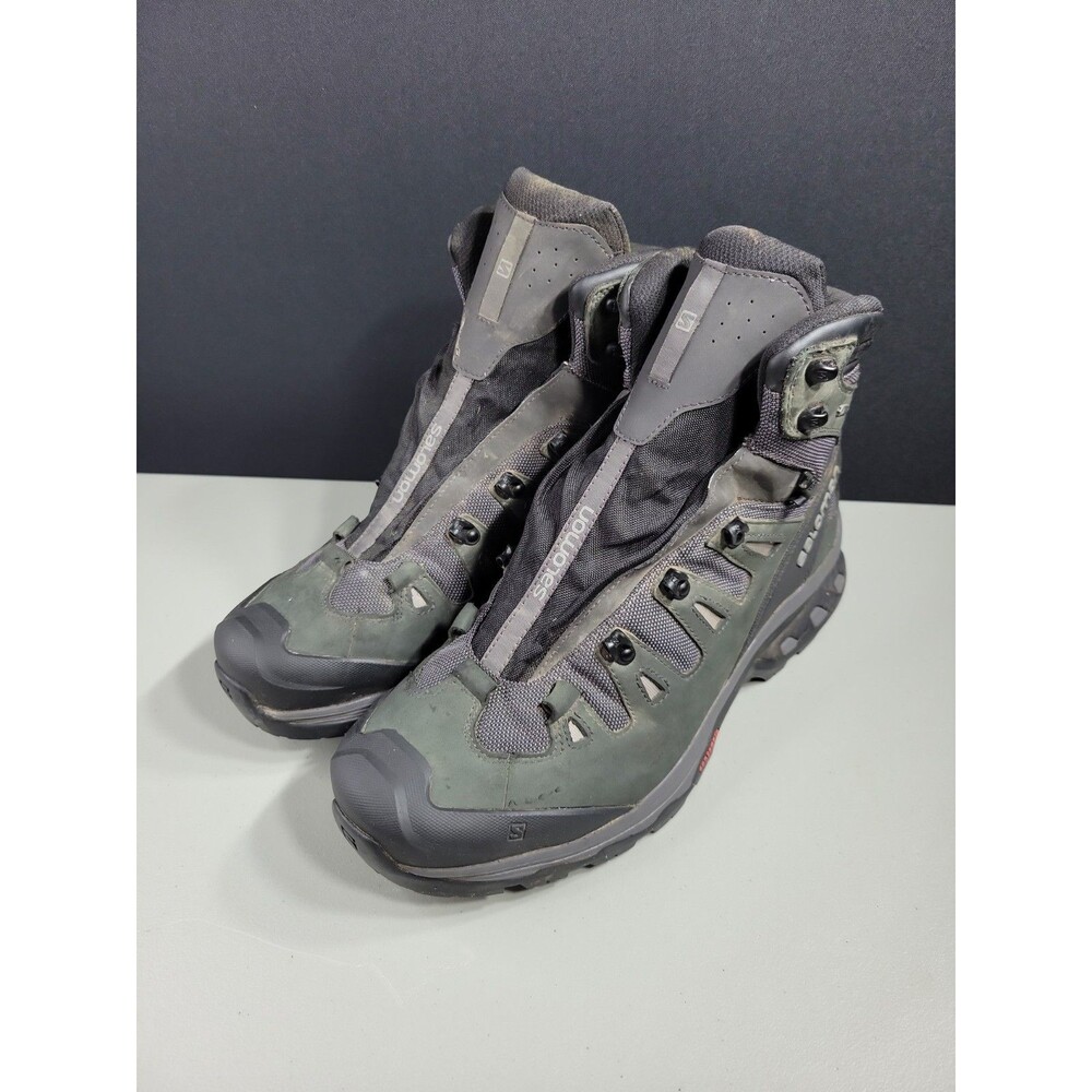 Salomon Quest 4D 3 GTX Mens Hiking Boots Size 13 Phantom/Black Gore-Tex